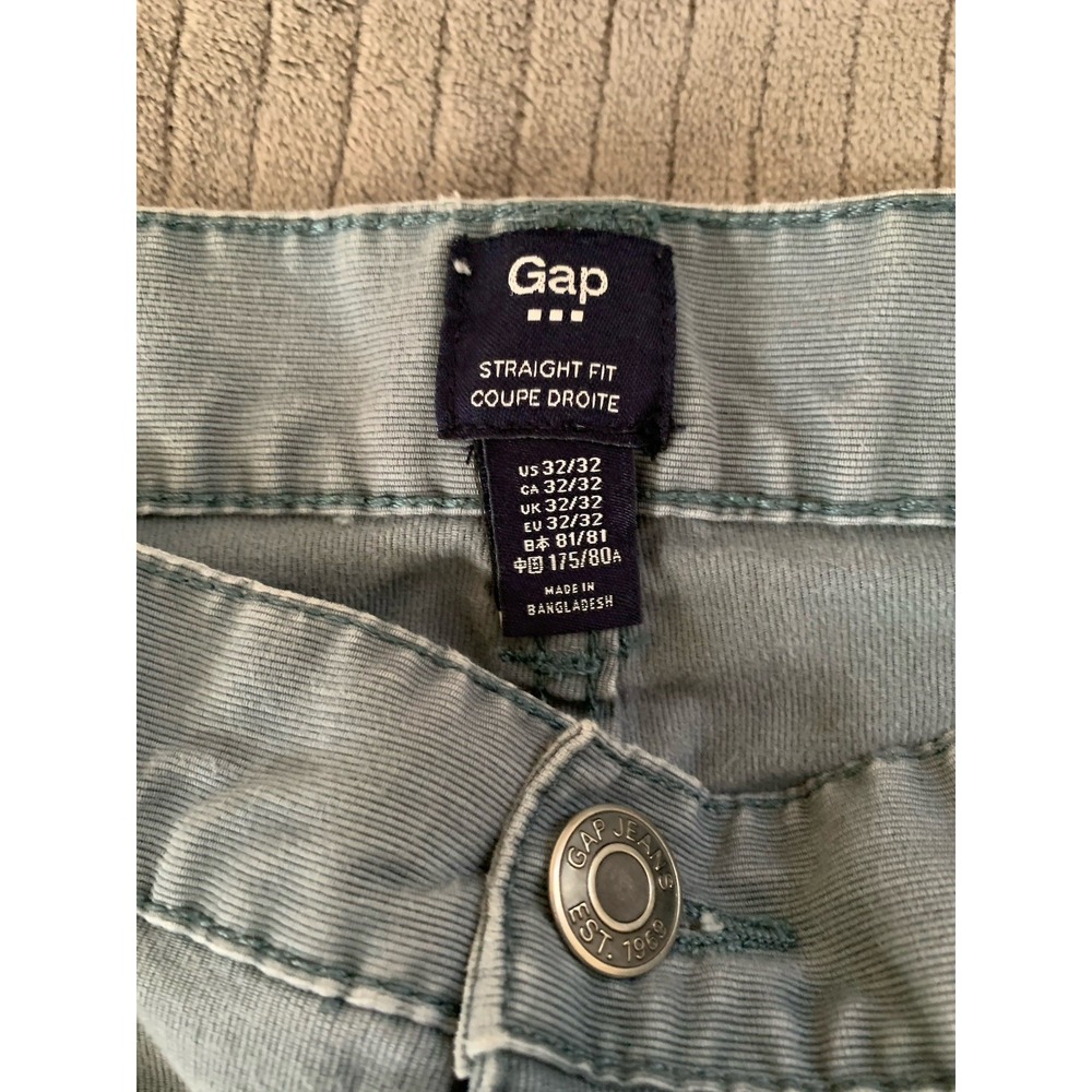 Gap Denim Jeans Mens 32x32 Gray Slate‎ Cotton Straight Fit - Picture 3 of 11